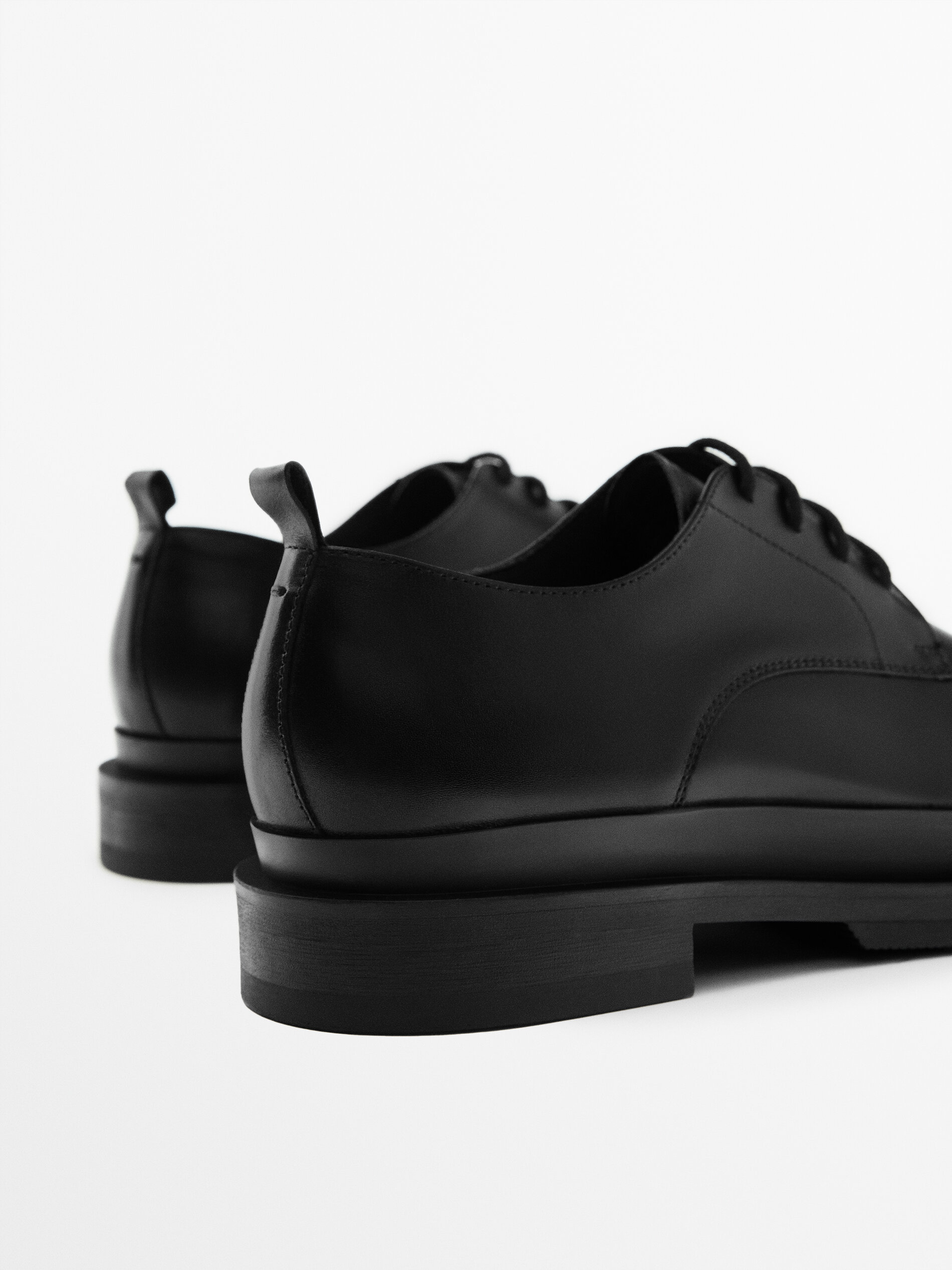 Sapato de couro napa preto - Studio - PRETO