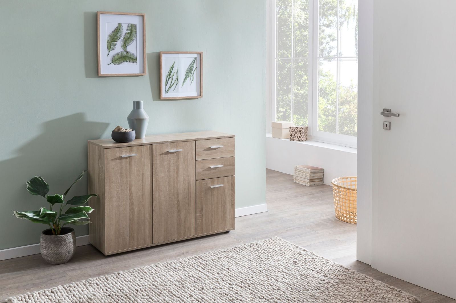 Kommode - Sonoma Eiche - 107 cm