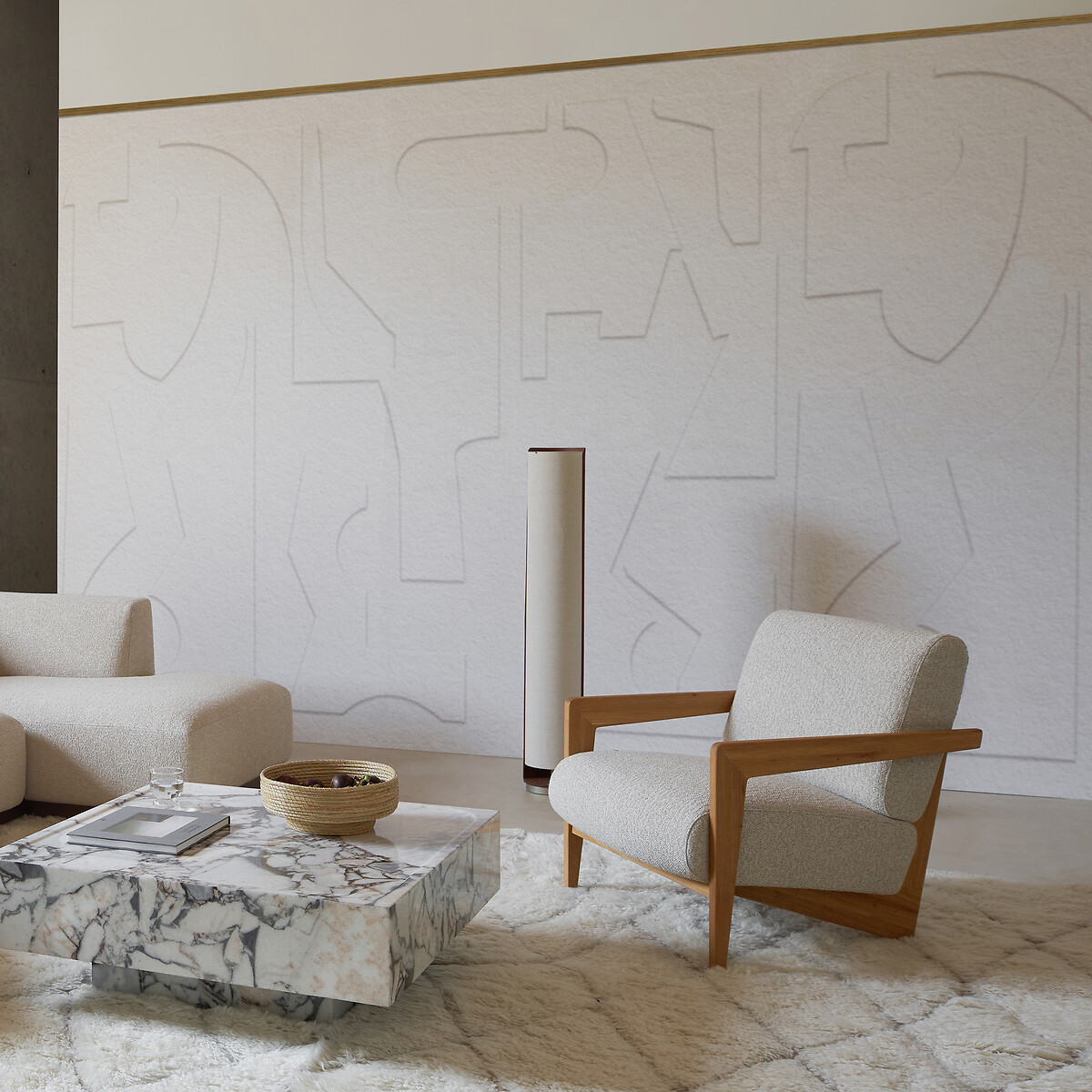 AM.PM<br>Trompe-l'oeil behangpapier, Hekatos