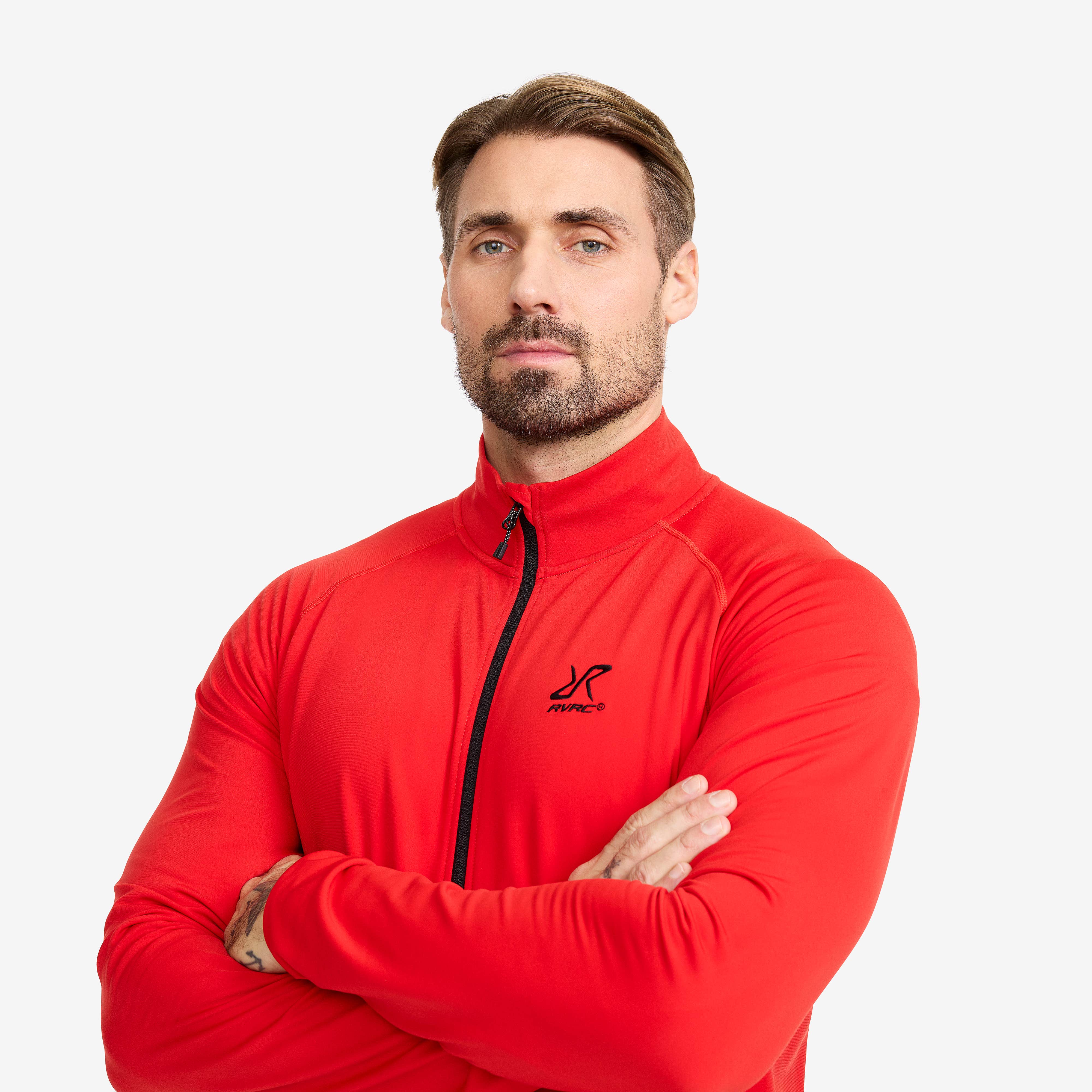 Evolution Light Stretch Fleece Herre Aura Orange