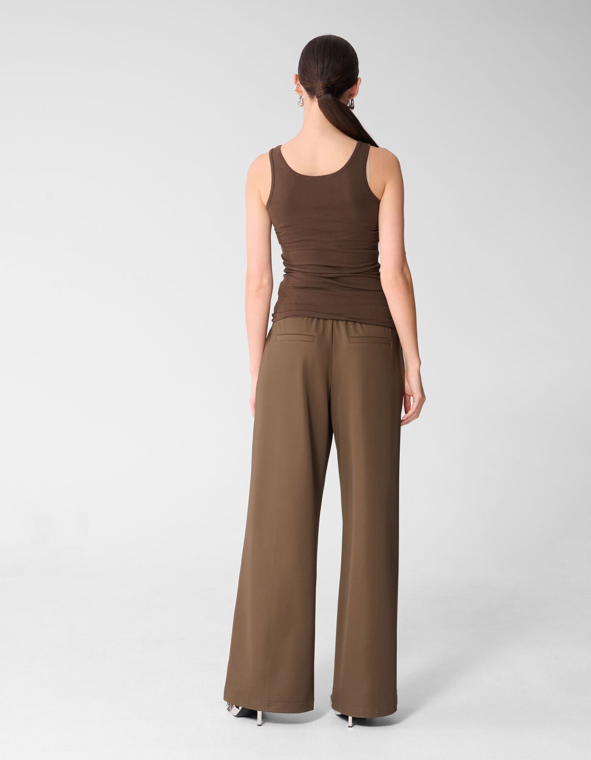 Basis Tanktop Donkerbruin