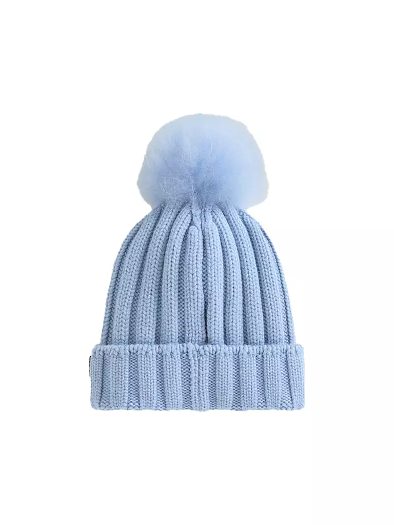 WOOLRICH Mütze - Haube hellblau