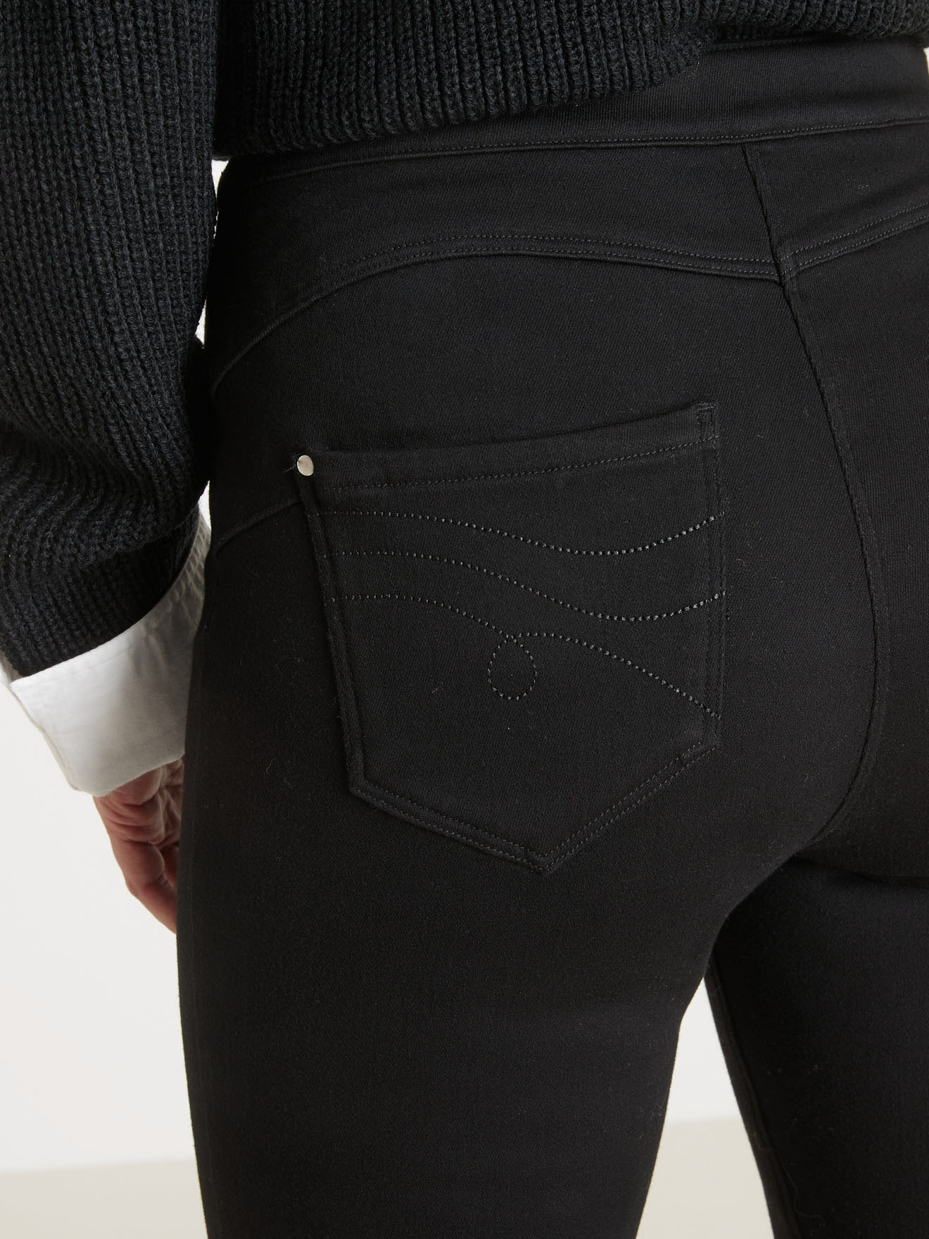 Pantalon denim intérieur gratté