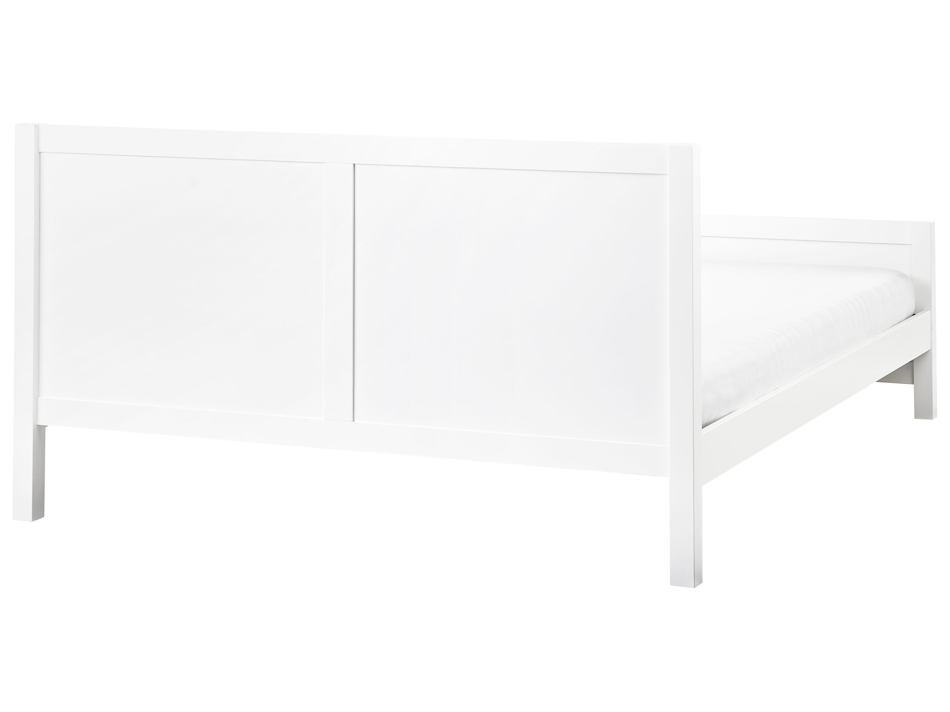 Bed Hout CHAMPAGNAT 180 x 200 cm Wit