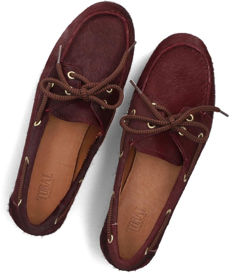 TORAL Mocassins Dames Kimana Maat: 38 Materiaal: Ponyhair Kleur: Rood
