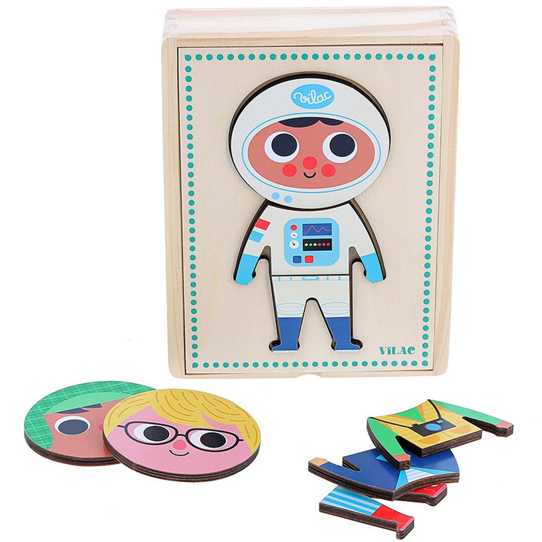 Vilac puzzel aankleedpop jules