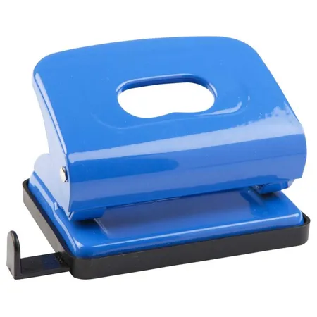Idena Locher/Metall mit Anschlagschiene, blau