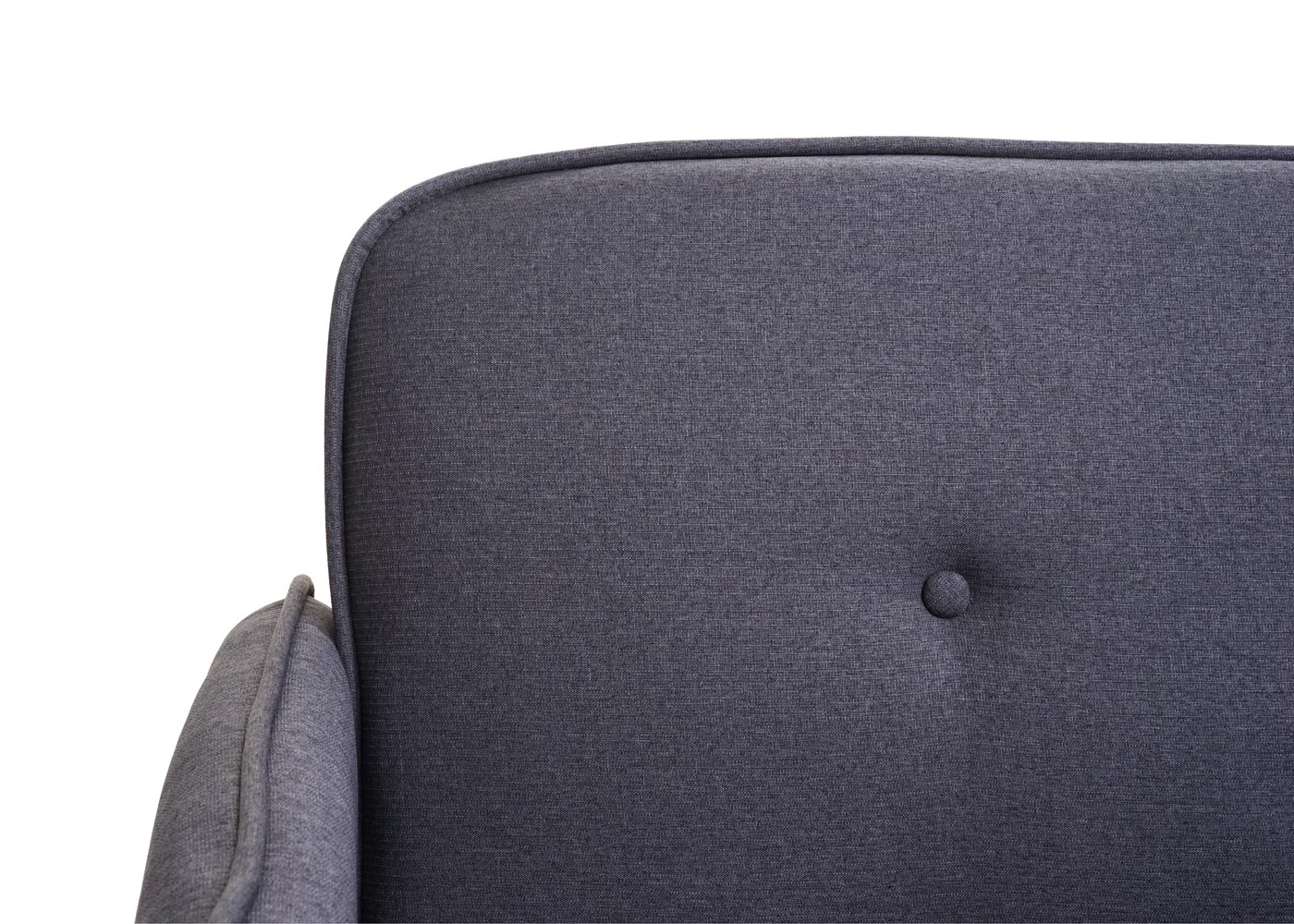 Schlafsofa MCW-J18, Couch Klappsofa Gästebett Bettsofa, Schlaffunktion Stoff/Textil 185cm ~ anthrazit-grau