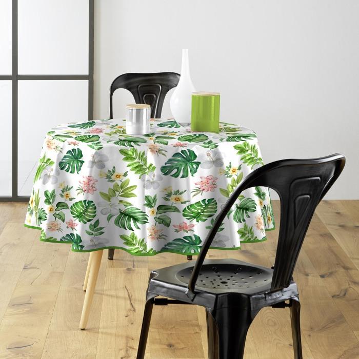 NAPPE RONDE D.160CM PVC IMPRIME BALEARES