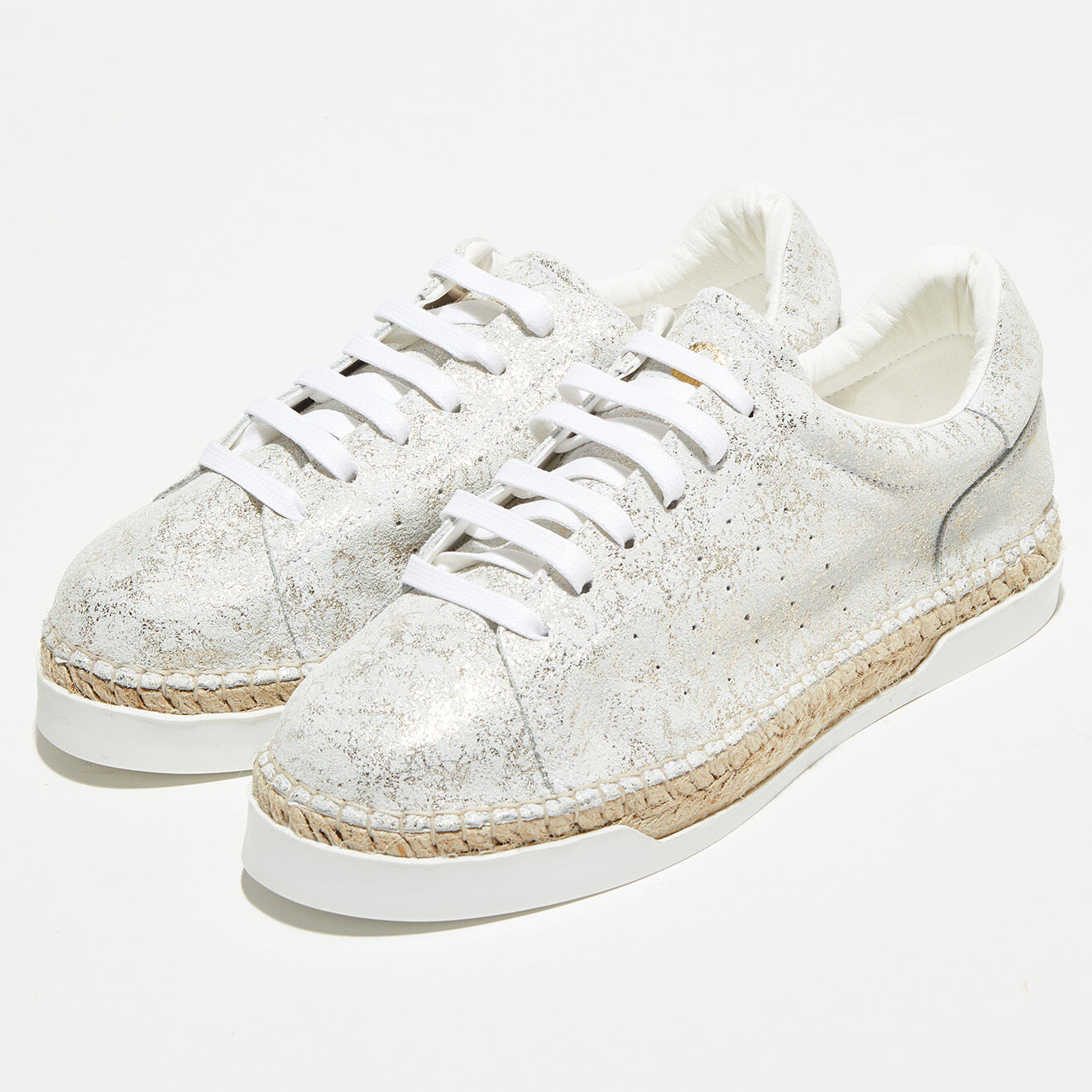 Canal Saint Martin Sneakers en Cuir Lancry marbre