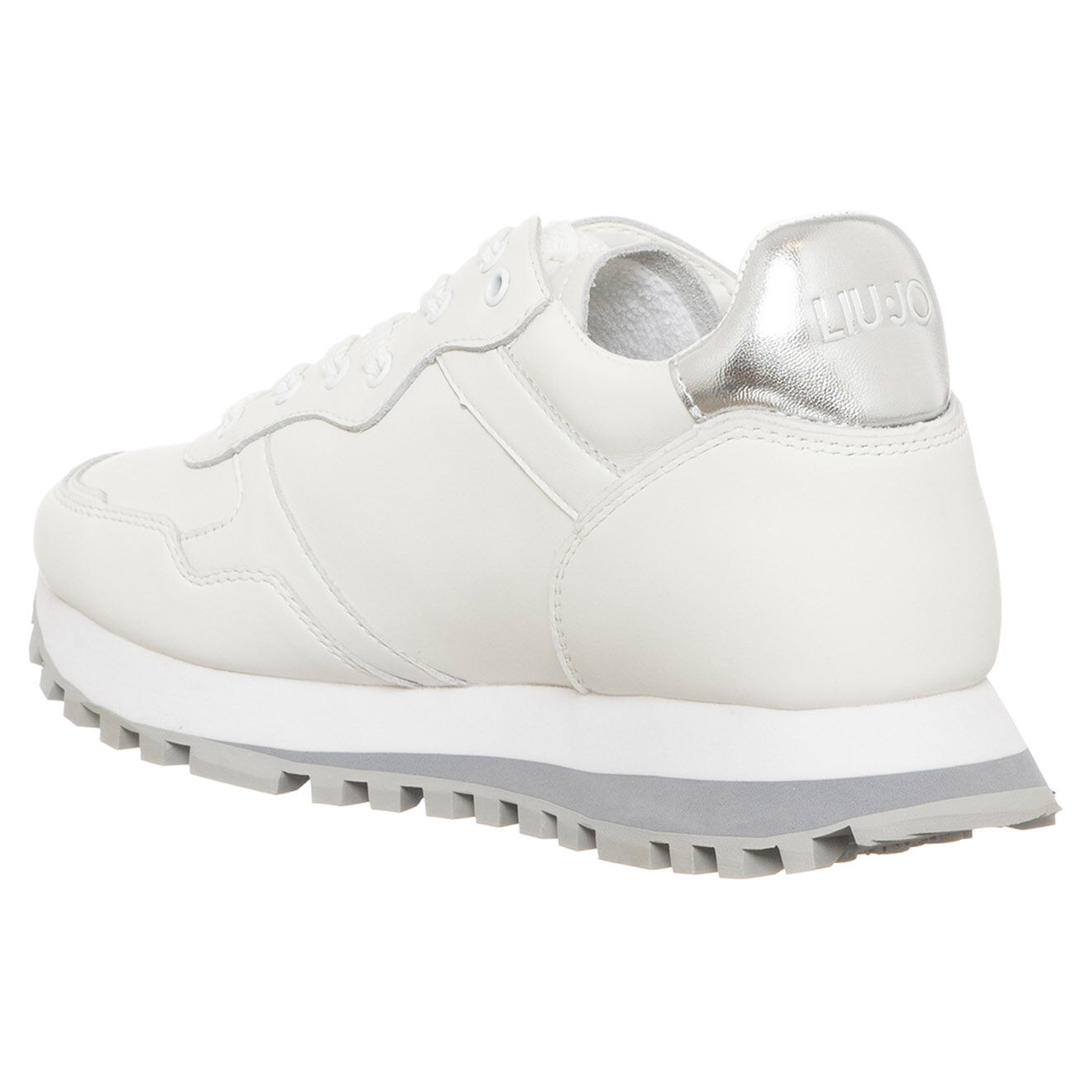Liu-Jo Sneakers plateforme en Cuir Valentine blanches