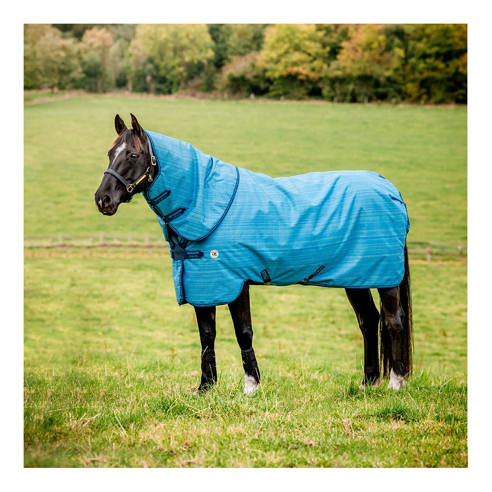 Horseware AMIGO HERO REVIVE PLUS 900D 200G - Couverture de paddock ocean blue