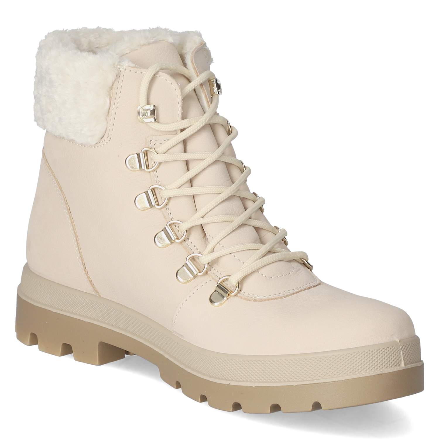 Beliana Schnürstiefeletten - panna