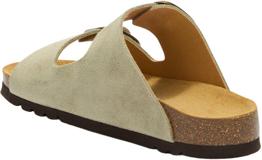 Scholl Noelle imitatieleren leren slippers groen