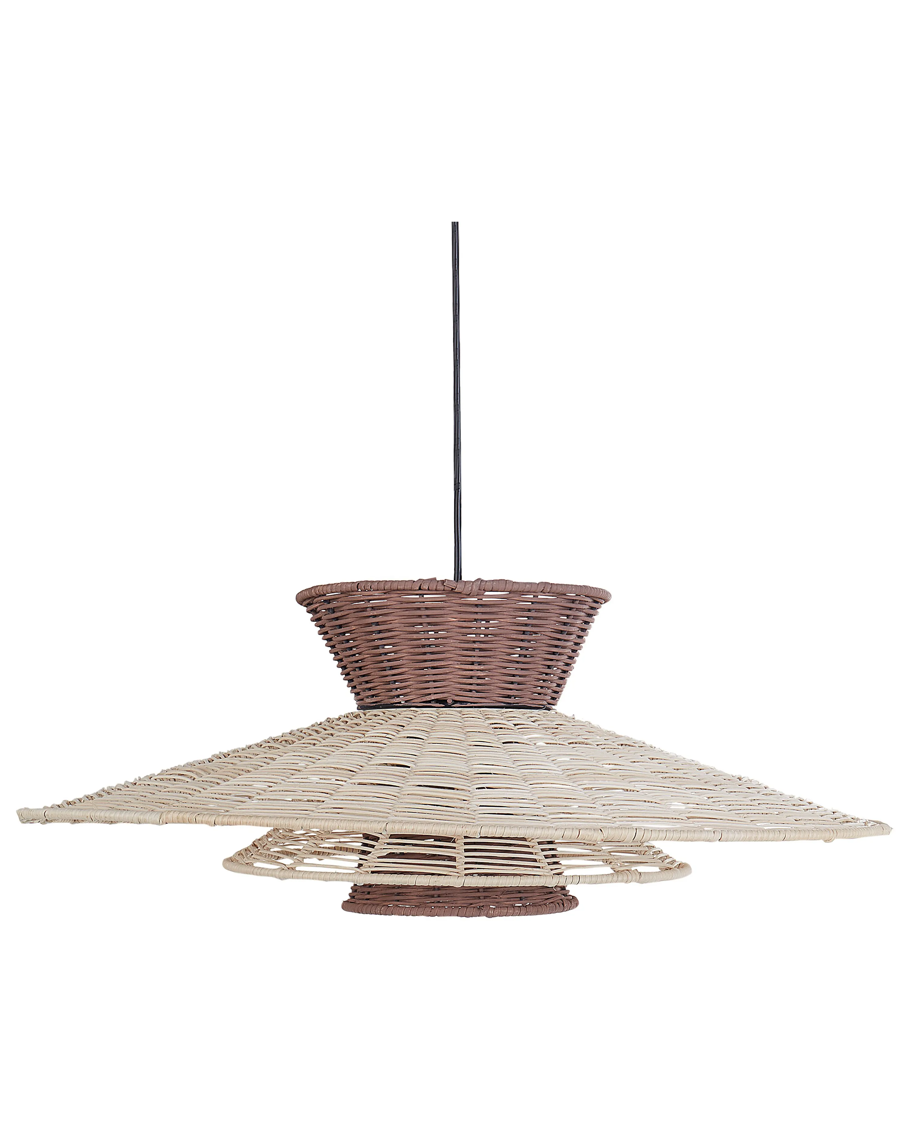 Hanglamp KABOMPO Rotan Bruin