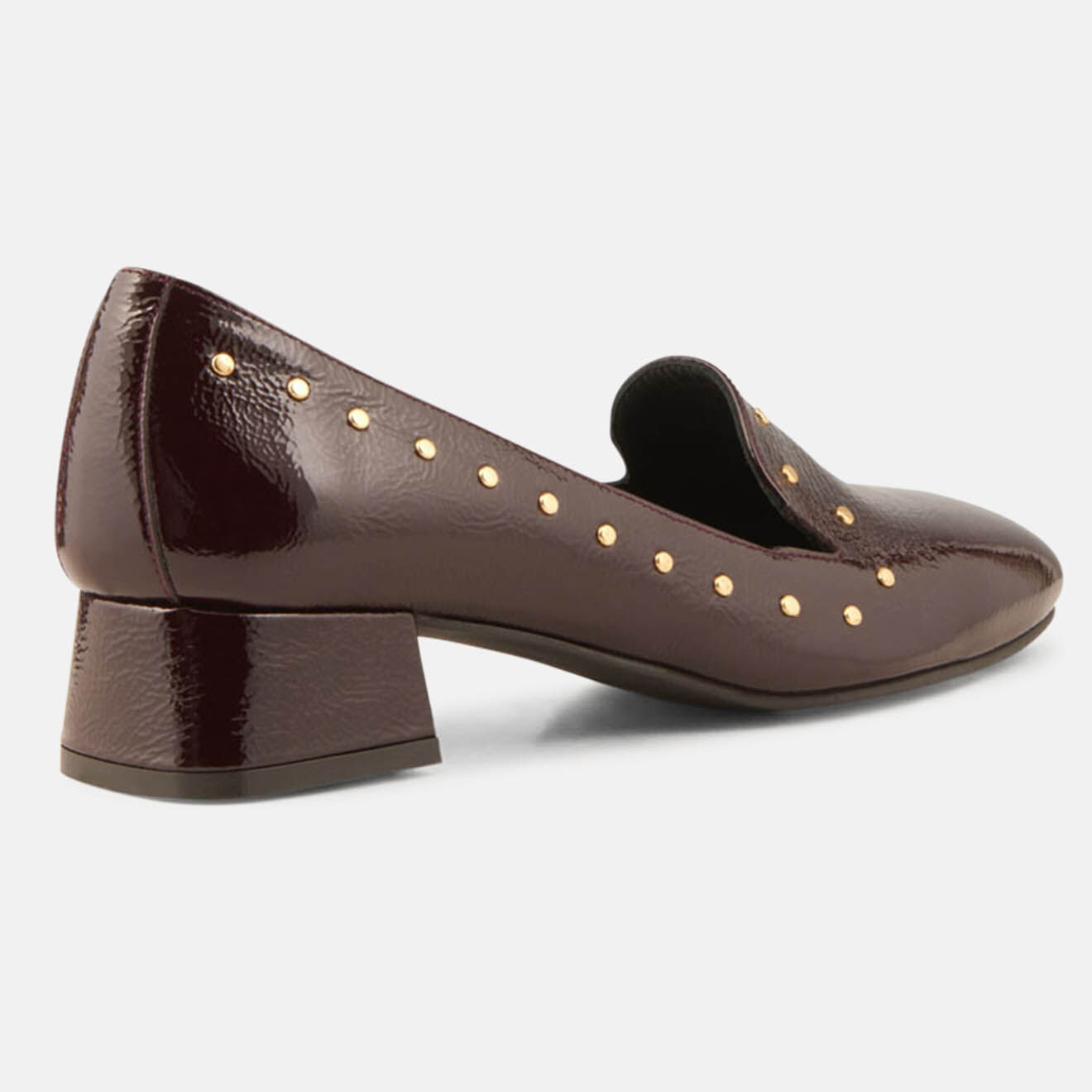 Minelli Mocassins en Cuir verni Fanny bordeaux