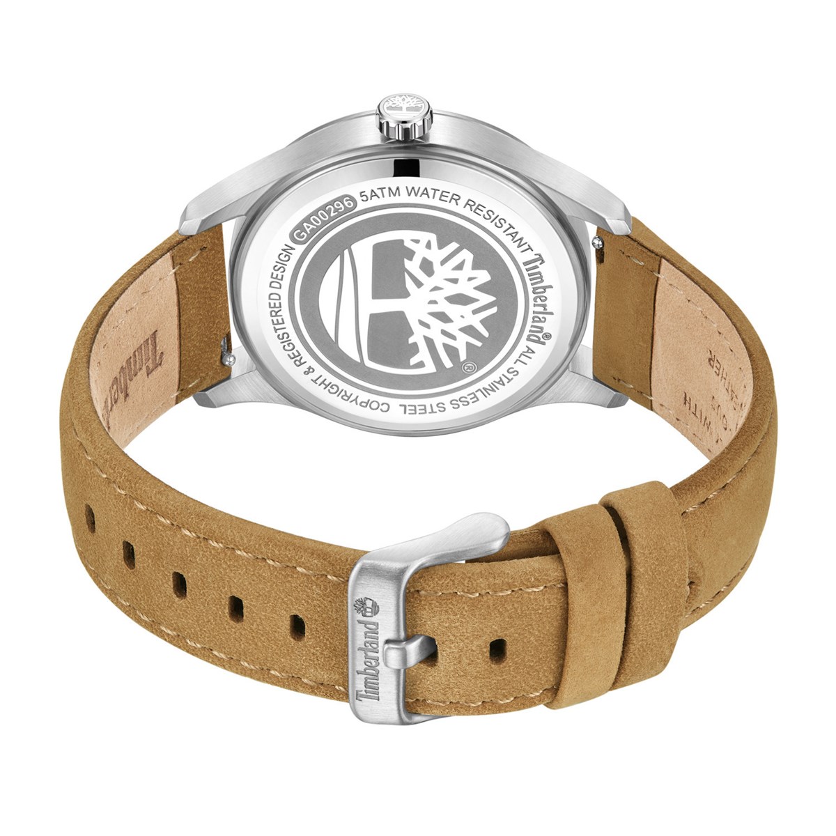 Montre Timberland Rambush cadran bleu cuir beige
