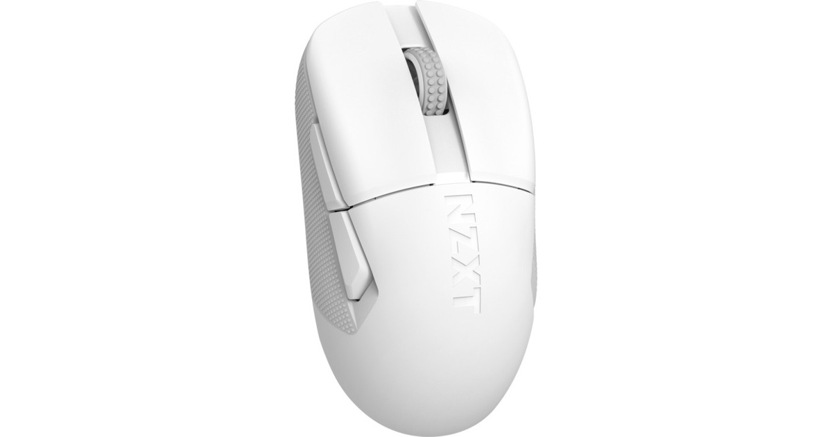 NZXTLift Elite Wireless Gaming Mouse  (Wit, USB / 2.4 GHz, 8.000 Hz / 4.000 Hz, 26.000 DPI)