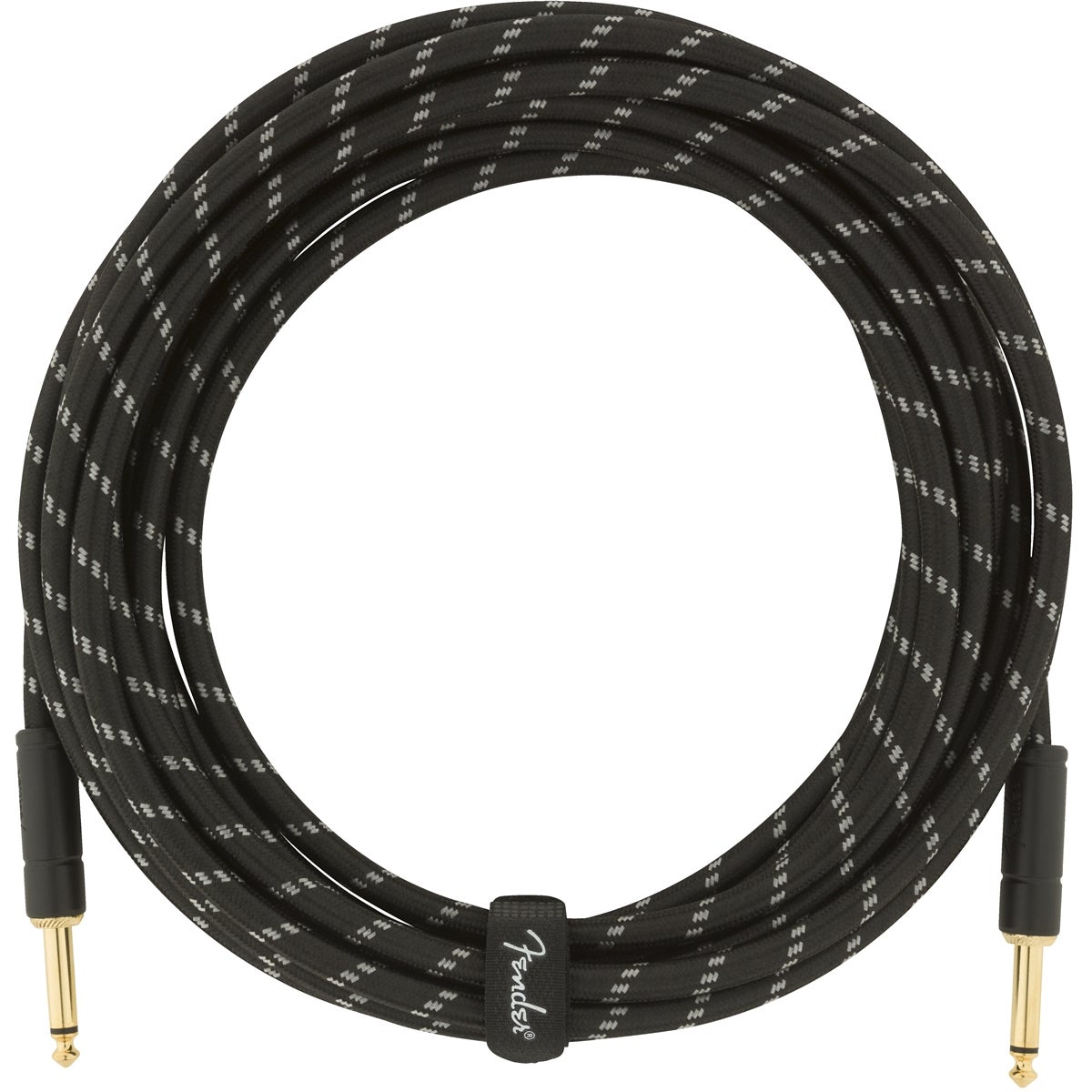 Fender Deluxe Cables instrumentkabel 5.5m zwart tweed recht