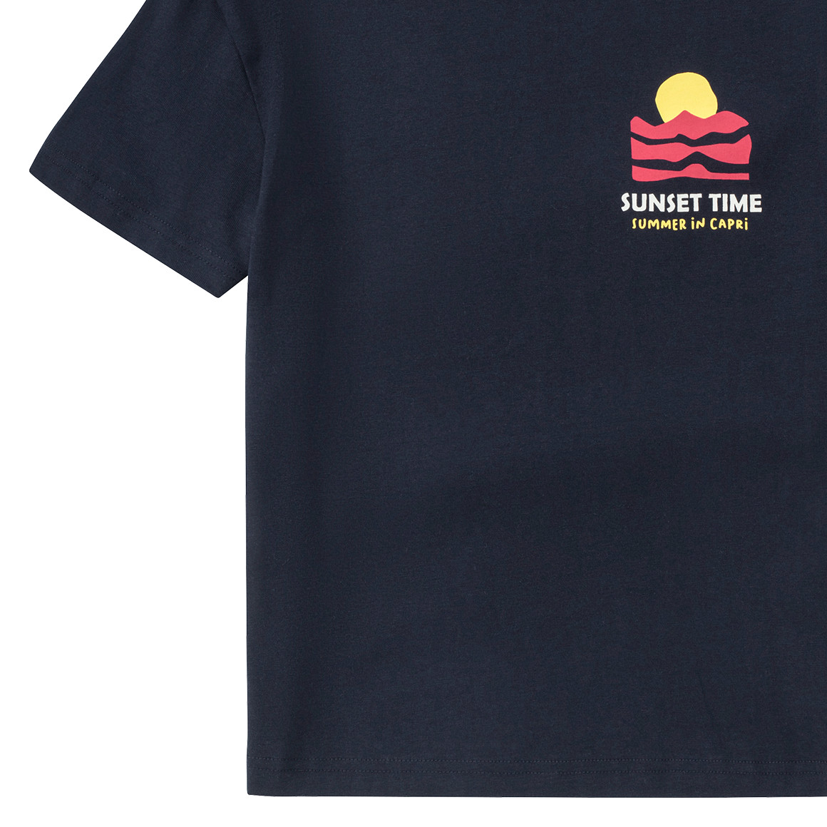 Jonas Nielsen Jungen T-Shirt mit Backprint dunkelblau