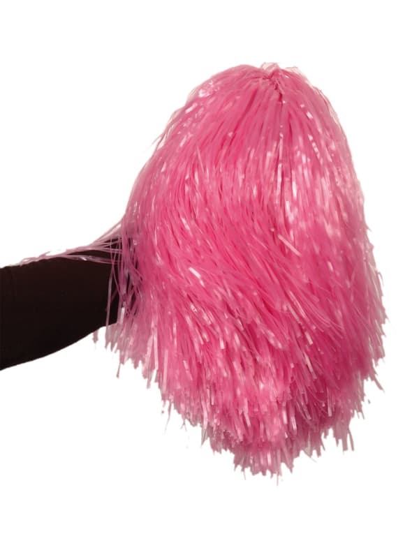 Metallisk rosa pom pom.Size-One size