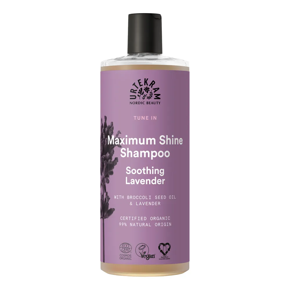 Urtekram Soothing Lavender Maximum Shine Shampoo - 500 ml