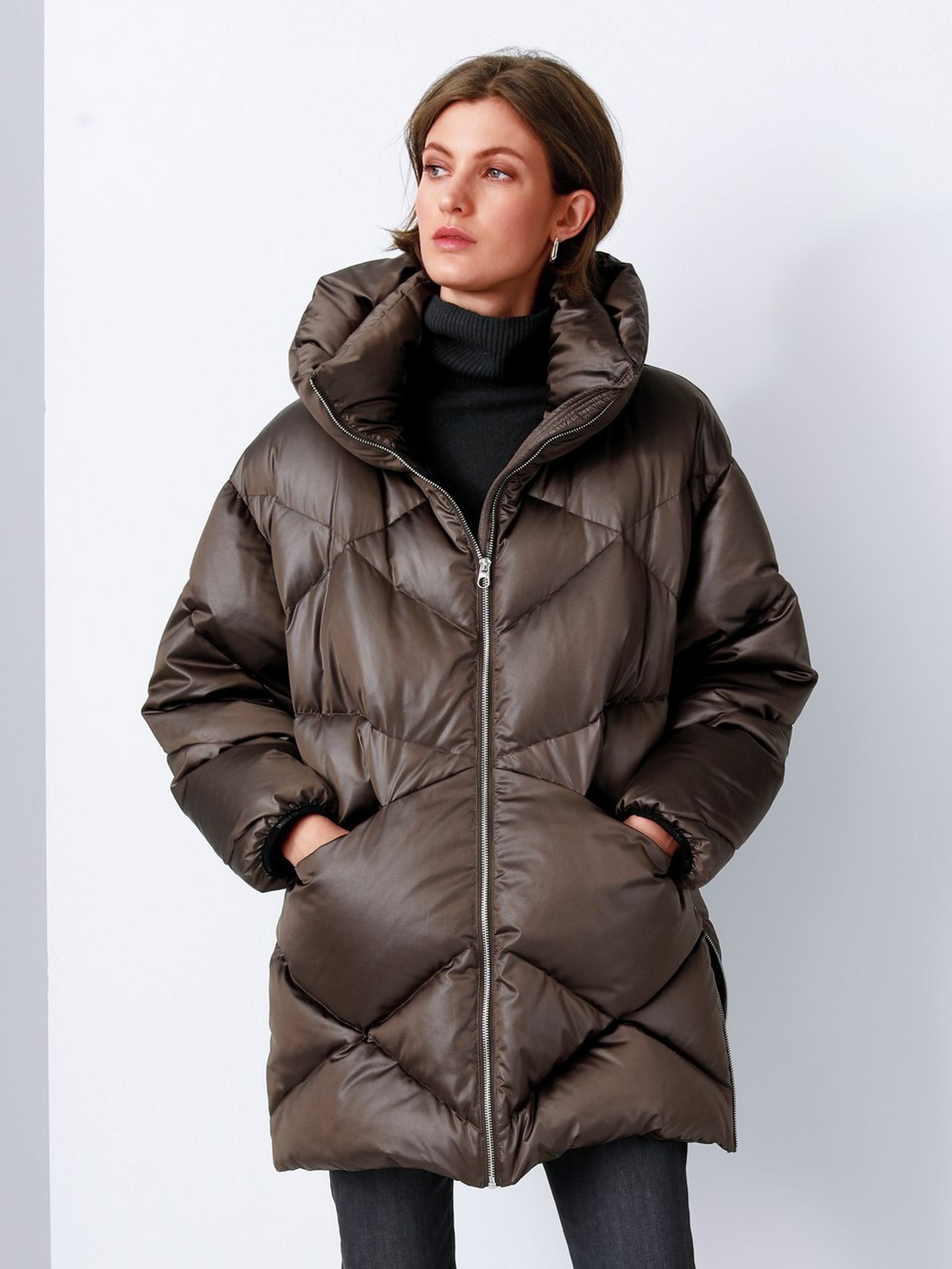 Long-Steppjacke