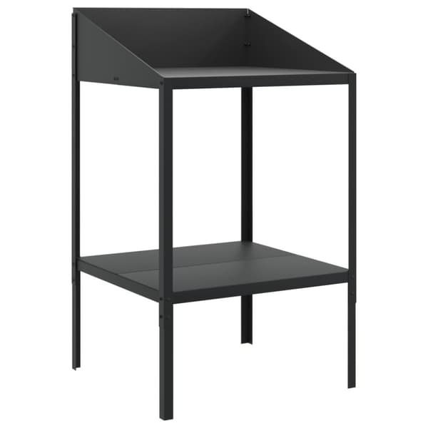 vidaXL Plantestativ antrasitt 56,5x54,5x100 cm galvanisert stål