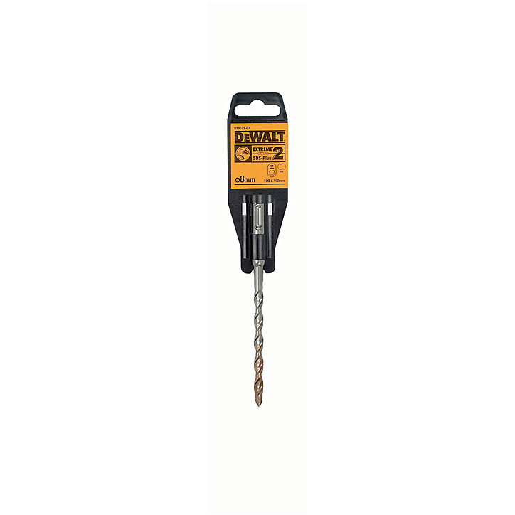 Foret béton Ø.8 x L.160 mm DeWalt DT9529-QZ en acier emmanchement SDS Plus