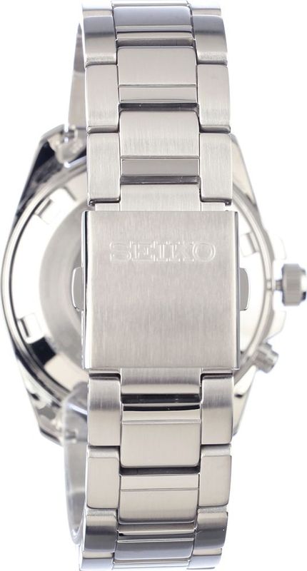 Seiko Kinetic Herenhorlog - Roestvrij Staa - met Roestvrijstalen Ban - Zwar - Kinetiek
