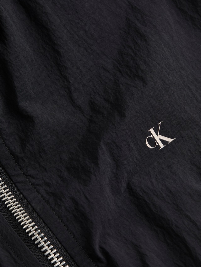 Calvin Klein Jeans Windbreaker »COTTON NYLON WINDBREAKER JACKET« mit Kapuze mit Logodruck