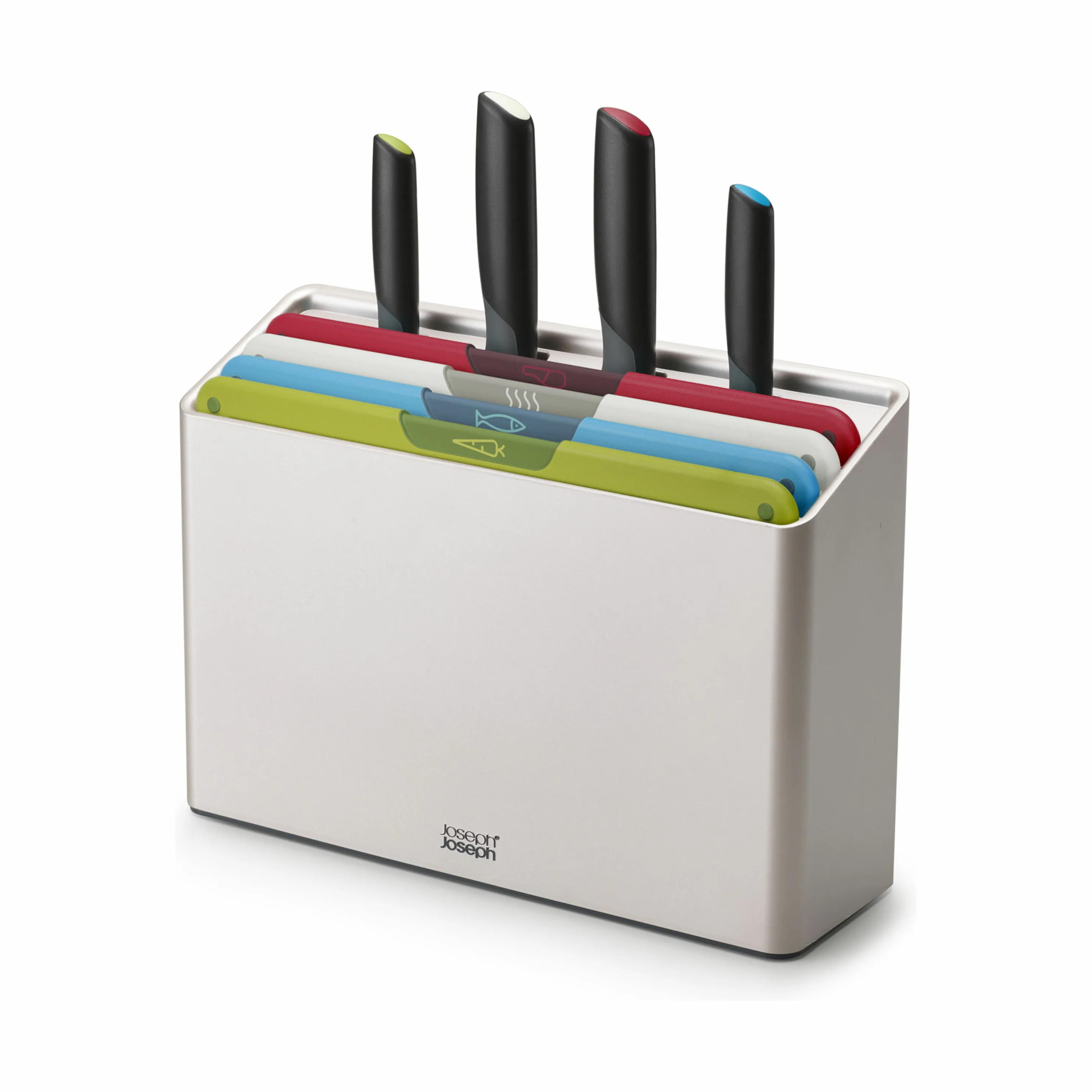 Joseph Joseph Folio Icon Plus Kniv-/ Skærebrætsæt