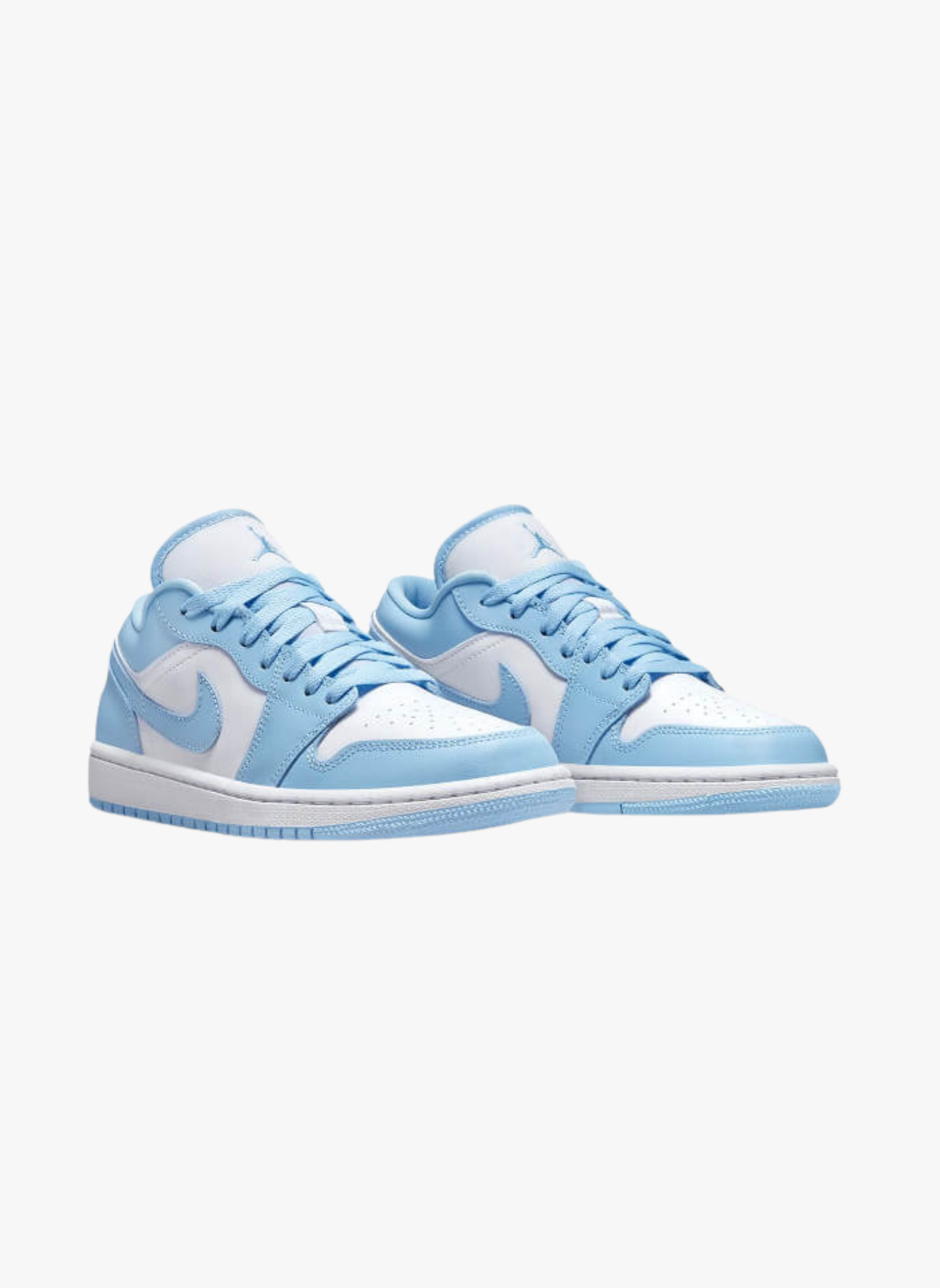 Air jordan 1 low aluminium | Bleu