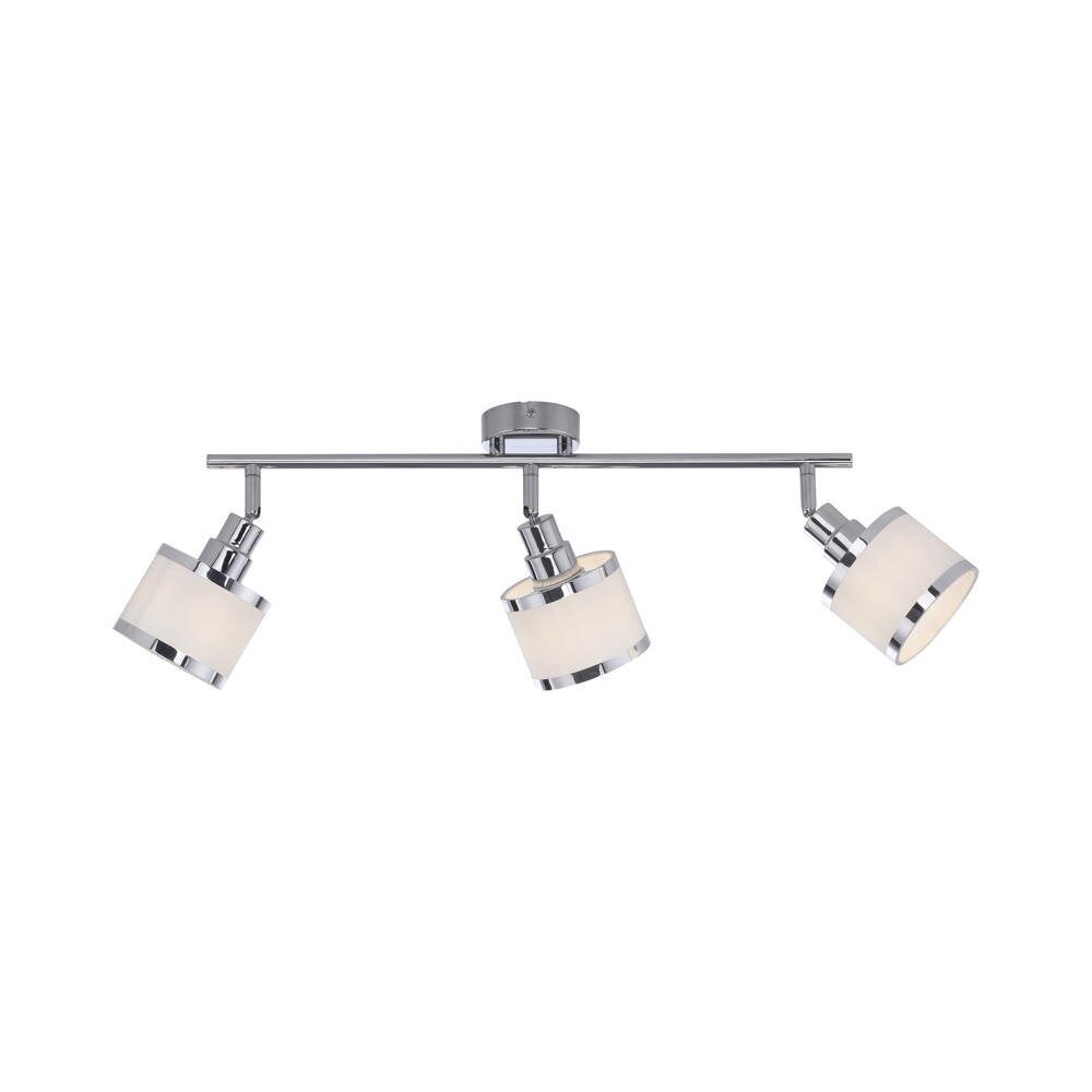 Accor plafondlamp in chroom, E14, 3-lichts