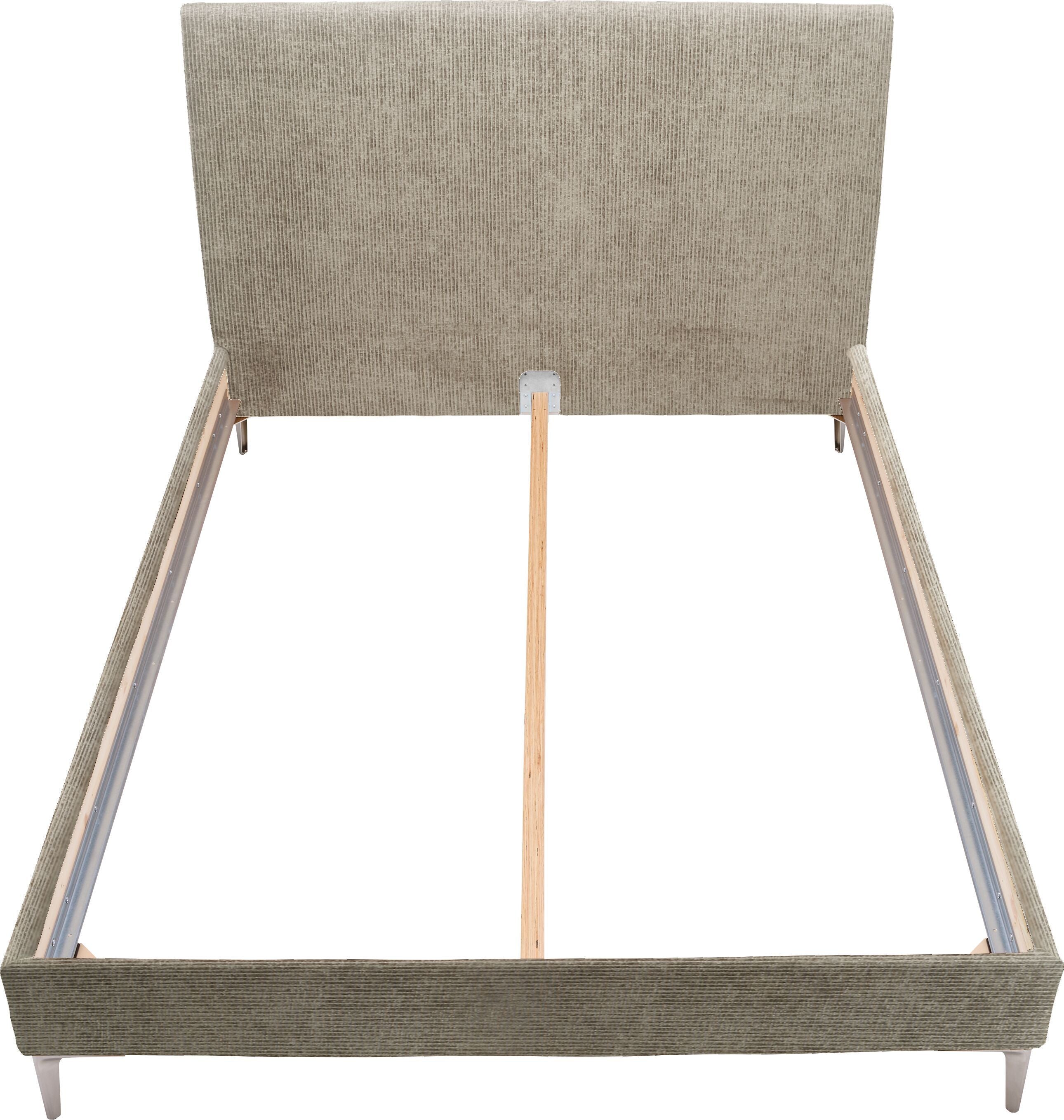 CELINE Polsterbett - Hellgrau / B: 180.0 cm x T: 200.0 cm