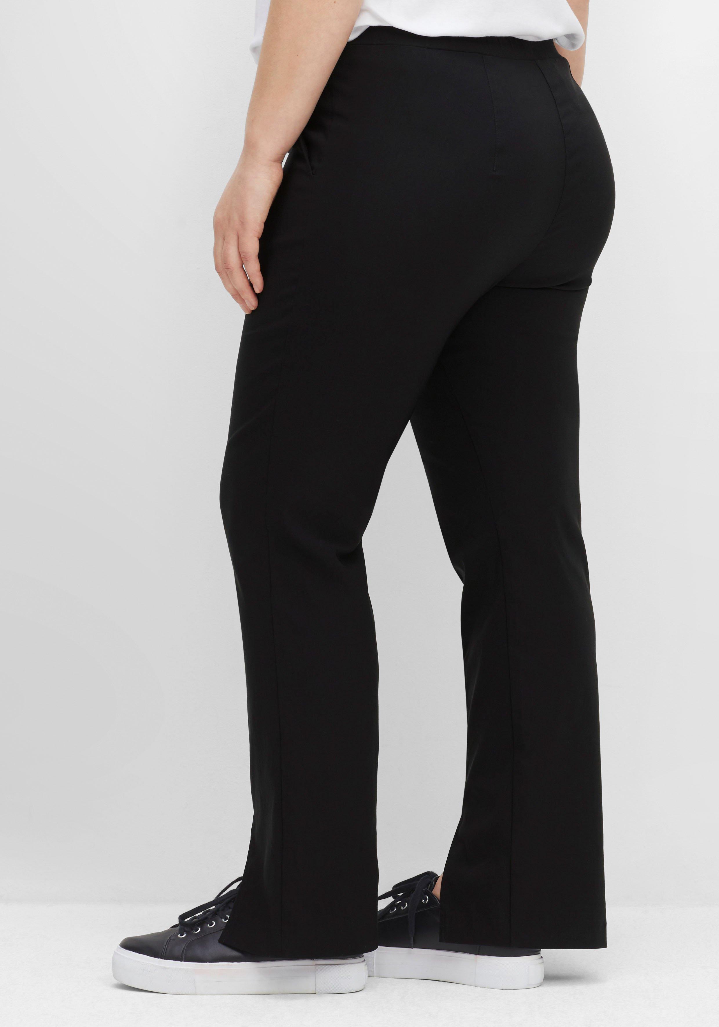 Bengalinhose mit Schlitzen vorn am Saum
