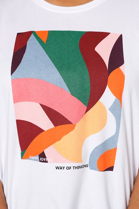T-Shirt, Regular Fit, Color-Print, Rundhals, Halbarm