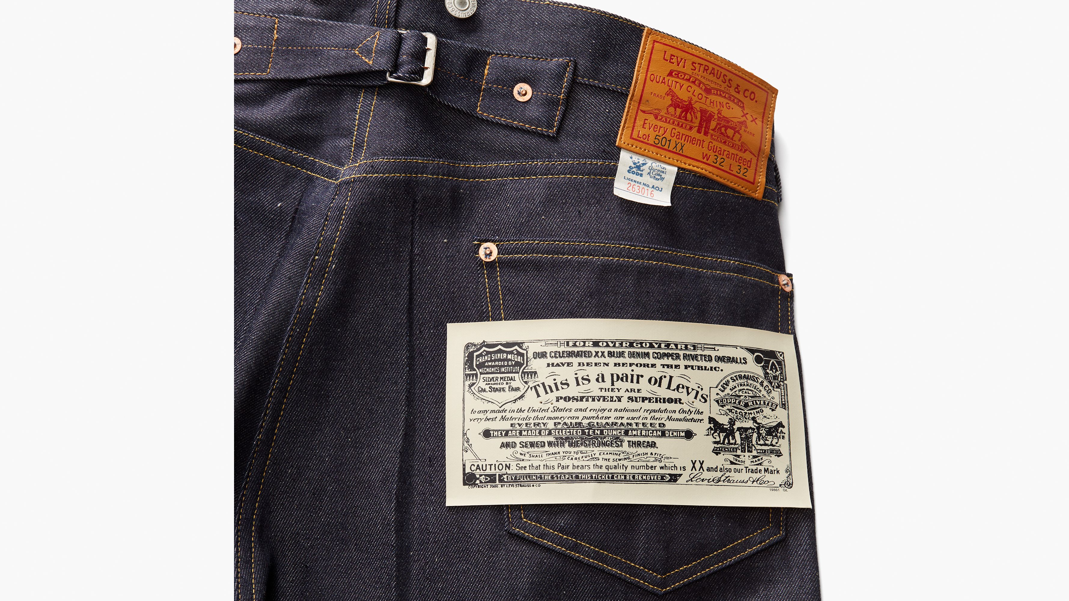 Levi's® Made In Japan jean 501® 1933 - 1933 - Bleu