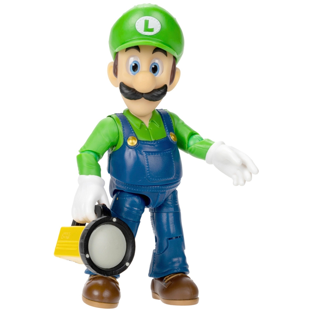 Nintendo Super Mario Movie 12cm Figur - Luigi mit Taschenlampe