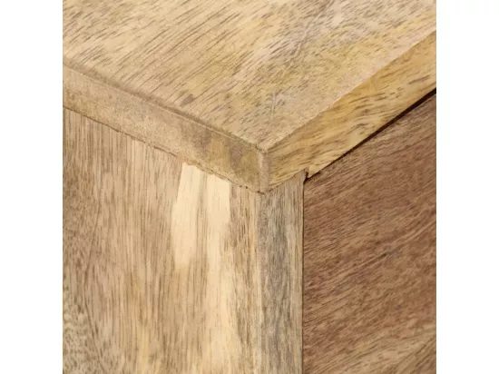 Meuble TV 140x30x50 cm Bois massif de manguier