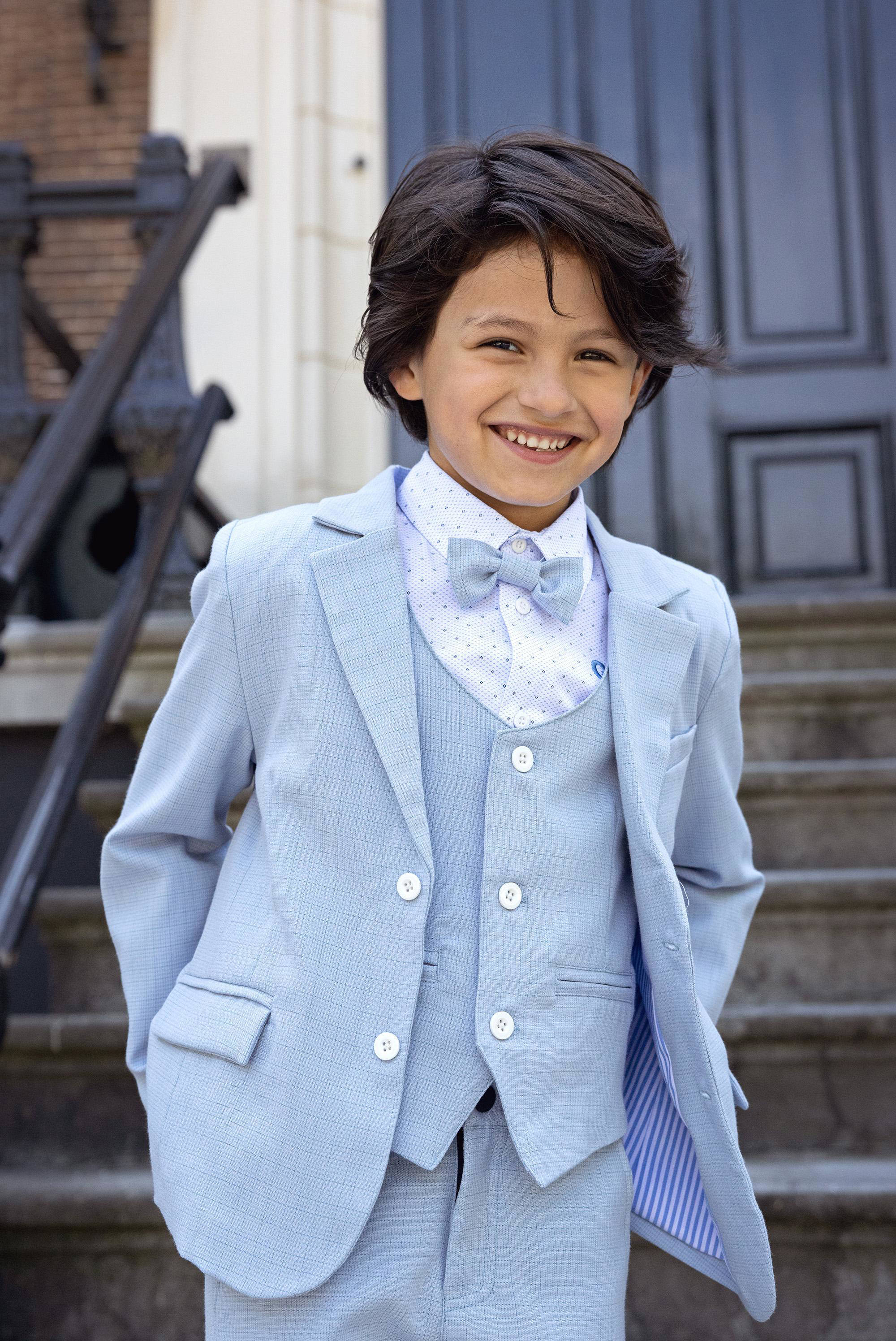 Le Chic Garcon colbert ABEL lichtblauw