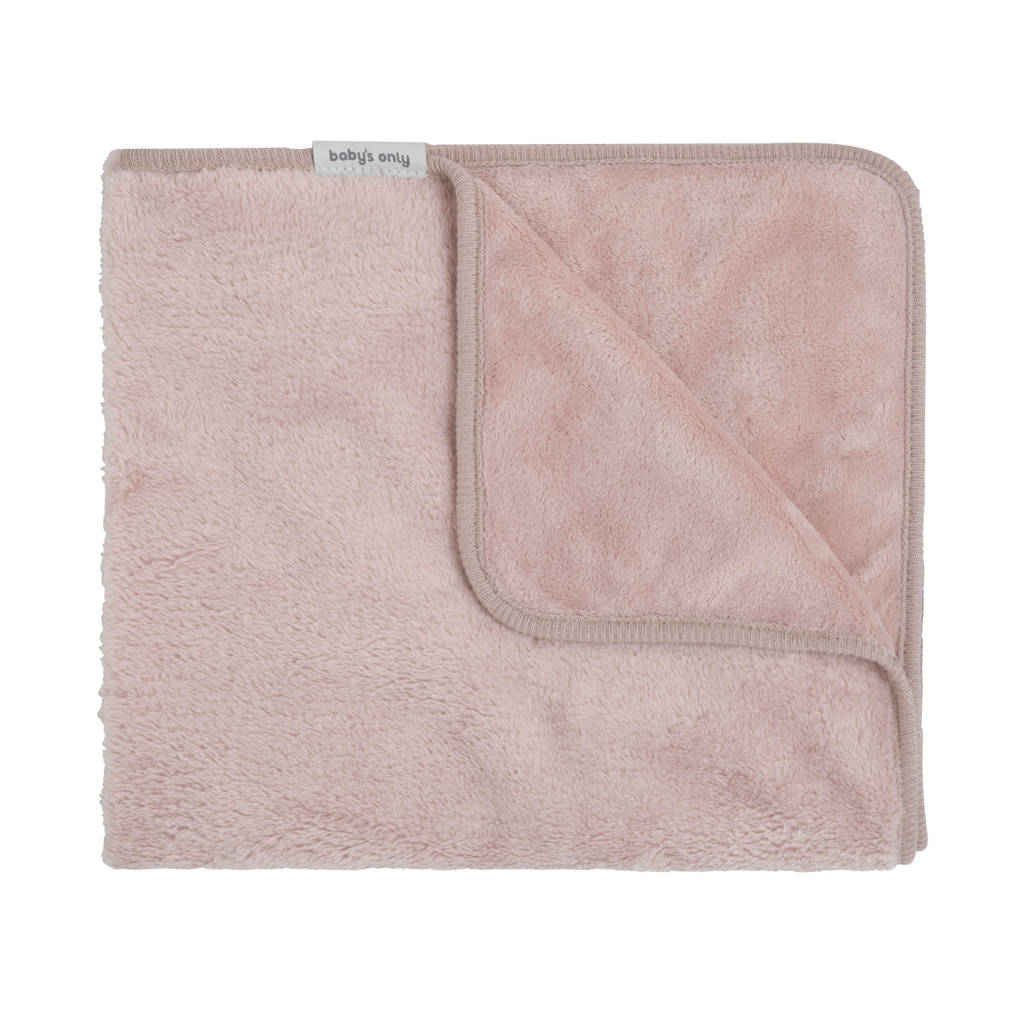baby ledikantdeken Cozy 100x135 cm oud roze