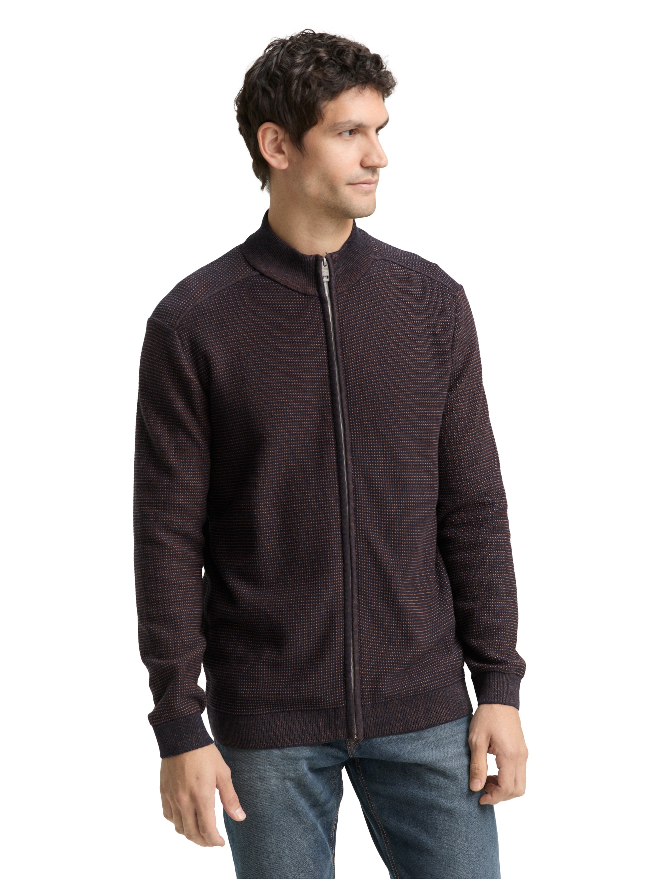 TOM TAILOR Strickjacke , mit Streifen