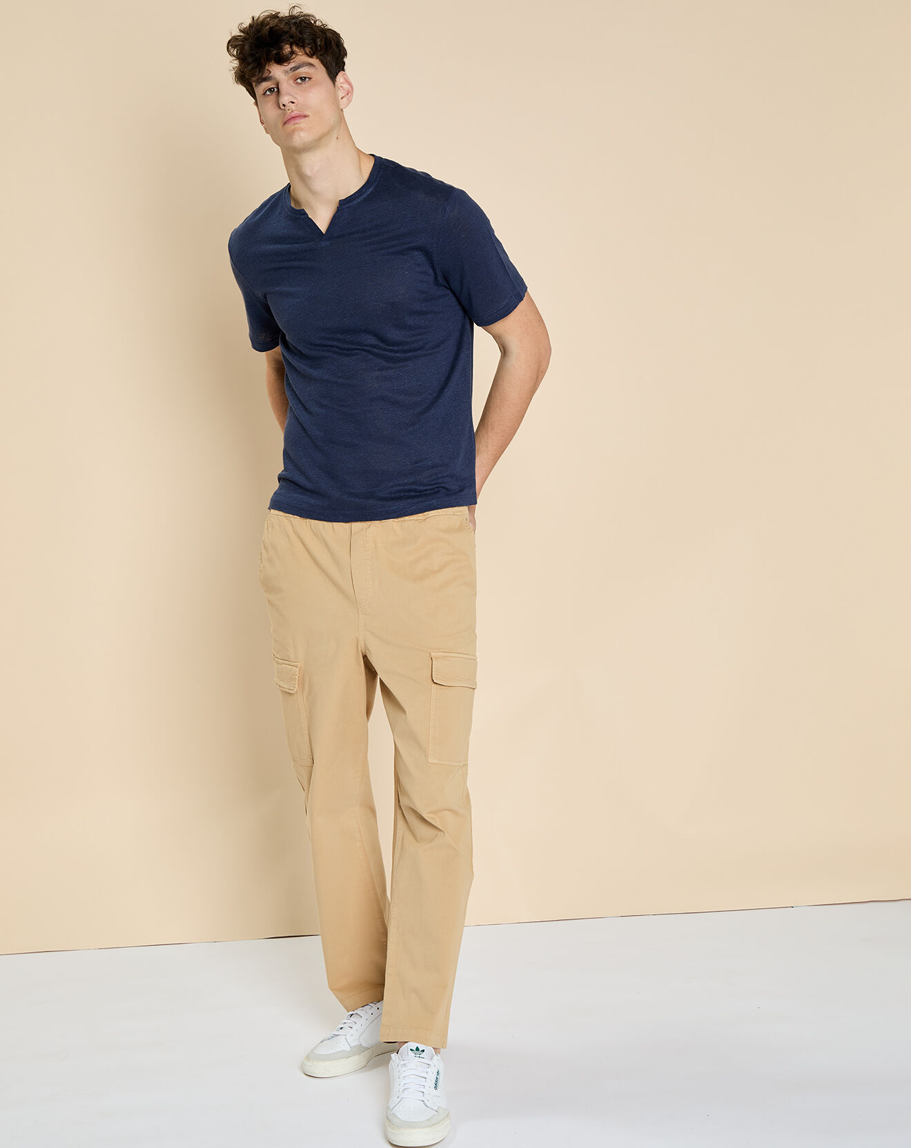Harris Wilson T-Shirt 100% Lin Humphrey marine