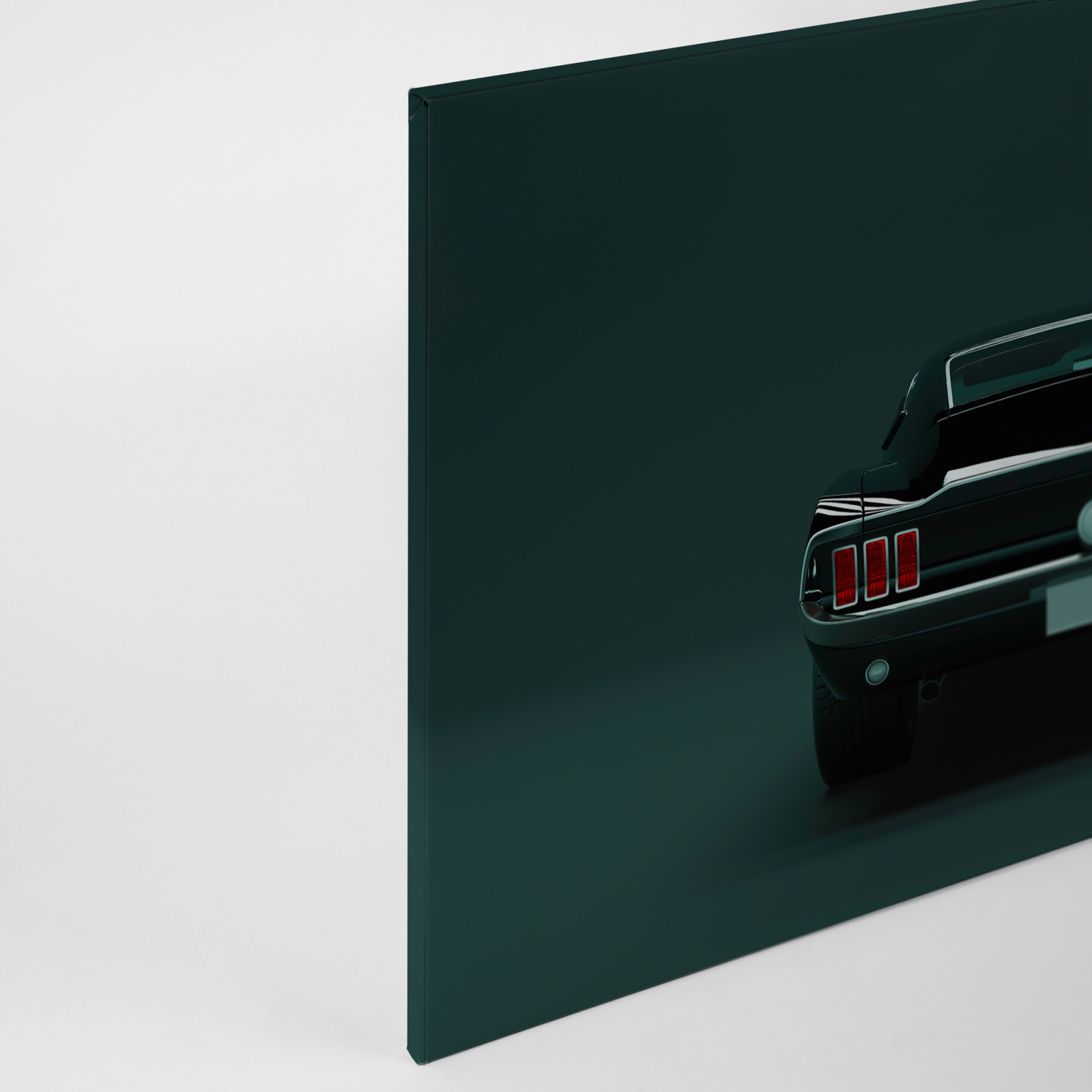 Leinwandbild MUSTANG 3 - grün-schwarz - 90x60 cm