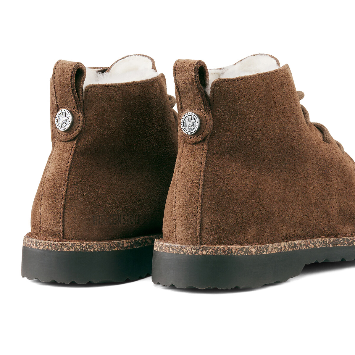 BIRKENSTOCK<br>Botas de tornozelo em couro forrado Uppsala Cukka