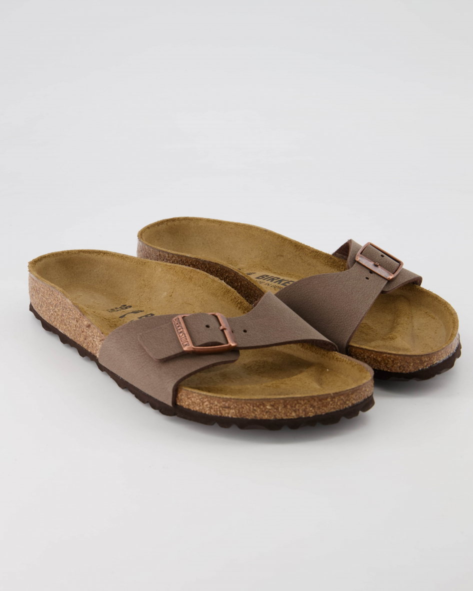 Birkenstock Madrid Pantoletten in Braun