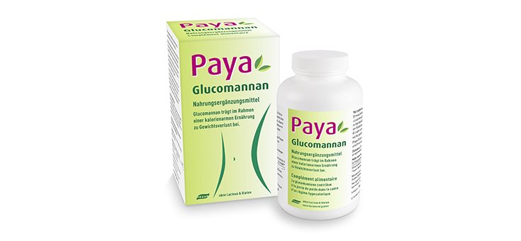 PAYA Glucomannan 500 mg<br>180 Stück, Dose, Kapsel