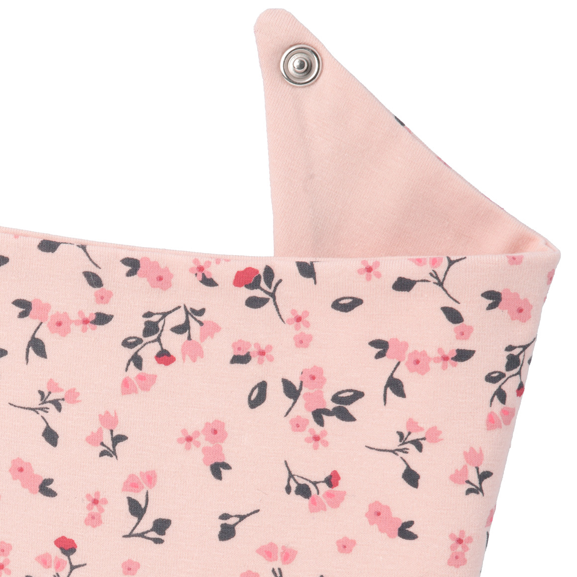 Topomini Baby Bandana mit Blumen-Allover hellrosa