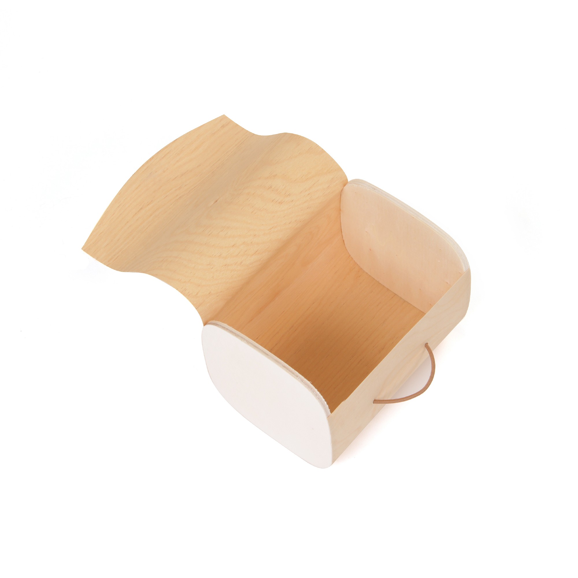 Box 'Pando', mit Knopfverschluß, B 16 cm, L 12 cm, H 12 cm von fischer's lagerhaus
